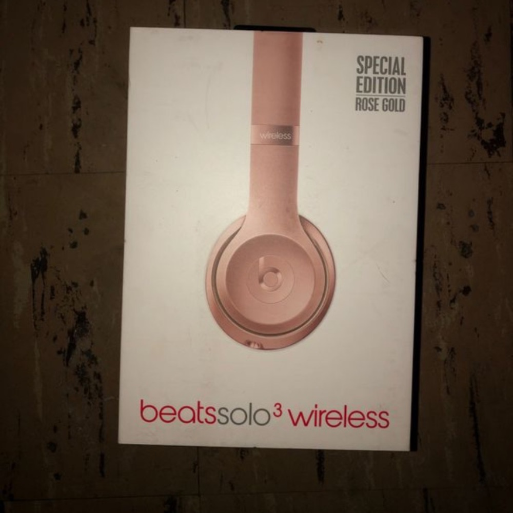beats solo 3 wireless rose gold edition